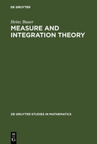 Enlarge image Cover: Measure and Integration Theory - De Gruyter