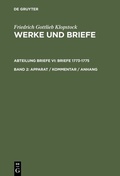 Cover: Apparat / Kommentar / Anhang - De Gruyter