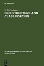 Cover: Fine Structure and Class Forcing - De Gruyter