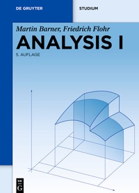 Abbildung von: Analysis I - De Gruyter