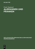 Cover: Alemannen und Franken - De Gruyter