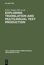 Cover: Exploring Translation and Multilingual Text Production - De Gruyter Mouton