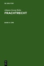 Cover: Johann Georg Helm: Frachtrecht / CMR - De Gruyter