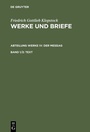 Cover: Text - De Gruyter