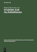Cover: Studien zur Isl&auml;ndersaga - De Gruyter