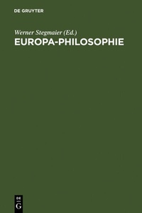 Abbildung von: Europa-Philosophie - De Gruyter