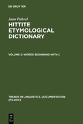 Cover: Words beginning with L - De Gruyter Mouton