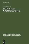 Cover: Sacharjas Nachtgesichte - De Gruyter