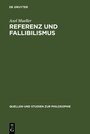 Cover: Referenz und Fallibilismus - De Gruyter