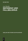 Cover: Referenz und Fallibilismus - De Gruyter