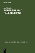 Cover: Referenz und Fallibilismus - De Gruyter