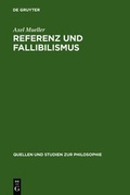 Cover: Referenz und Fallibilismus - De Gruyter