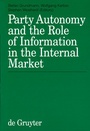 Cover: Party Autonomy and the Role of Information in the Internal Market - De Gruyter