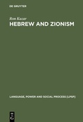 Cover: Hebrew and Zionism - De Gruyter Mouton