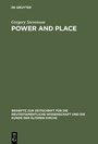 Cover: Power and Place - De Gruyter