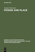 Cover: Power and Place - De Gruyter