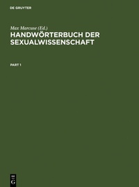 Abbildung von: Handwörterbuch der Sexualwissenschaft - De Gruyter
