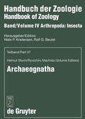 Cover: Archaeognatha - De Gruyter