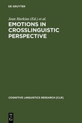 Cover: Emotions in Crosslinguistic Perspective - De Gruyter Mouton