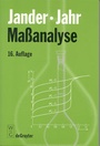 Cover: Maßanalyse - De Gruyter