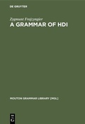 Cover: A Grammar of Hdi - De Gruyter Mouton