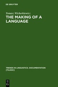 Cover: The Making of a Language - De Gruyter Mouton