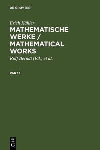 Abbildung von: Mathematische Werke / Mathematical Works - De Gruyter