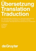 Cover: &Uuml;bersetzung - Translation - Traduction. 2. Teilband - De Gruyter Mouton