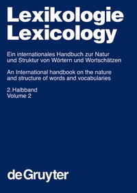 Abbildung von: Lexikologie / Lexicology. 2. Halbband - De Gruyter Mouton