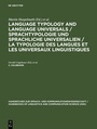 Cover: Language Typology and Language Universals / Sprachtypologie und sprachliche... / Language Typology and Language Universals / Sprachtypologie und sprachliche.... 2. Halbband - De Gruyter Mouton