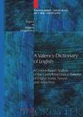 Cover: A Valency Dictionary of English - De Gruyter Mouton