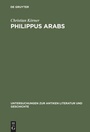 Cover: Philippus Arabs - De Gruyter