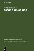 Cover: Pseudo-Kaisarios - De Gruyter