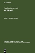 Cover: Gegen Marcell - De Gruyter