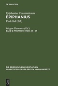 Cover: Panarion haer. 34-64 - De Gruyter