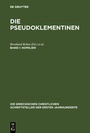 Cover: Die Pseudoklementinen / Homilien - De Gruyter