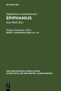 Cover: Panarion haer. 34-64 - De Gruyter