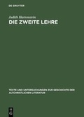 Cover: Die Zweite Lehre - De Gruyter