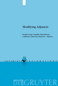 Enlarge image Cover: Modifying Adjuncts - De Gruyter Mouton