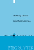 Cover: Modifying Adjuncts - De Gruyter Mouton