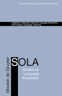 Abbildung von: Cognitive Linguistics, Second Language Acquisition, and Foreign Language Teaching - De Gruyter Mouton