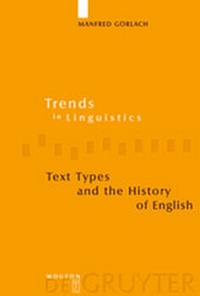 Abbildung von: Text Types and the History of English - De Gruyter Mouton