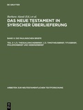 Cover: 1./2. Thessalonicherbrief, 1./2. Timotheusbrief, Titusbrief, Philemonbrief und Hebr&auml;erbrief - De Gruyter