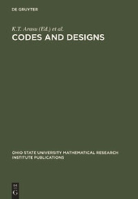 Enlarge image Cover: Codes and Designs - De Gruyter