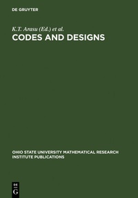 Abbildung von: Codes and Designs - De Gruyter