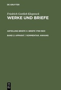 Cover: Apparat / Kommentar. Anhang - De Gruyter