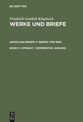 Cover: Apparat / Kommentar. Anhang - De Gruyter