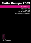 Cover: Finite Groups 2003 - De Gruyter