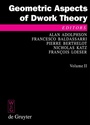 Cover: Geometric Aspects of Dwork Theory - De Gruyter