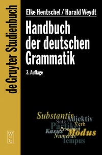 Abbildung von: Handbuch der deutschen Grammatik - De Gruyter